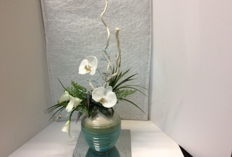 orchid lys calla das vase turquoise et fi mtal